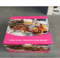 2/4/6/8-trays The Lazy Susan Revolution food Rotating tray turntable portable board non-slip dine-table dineware accessories