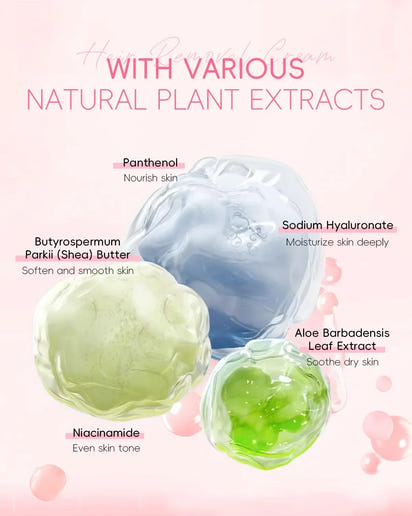 LAIKOU Sakura Hair Removal Cream Fast Painless Hair Growth Inhibitor Arm Armpit Legs Intimate Areas for Men Woman 50g