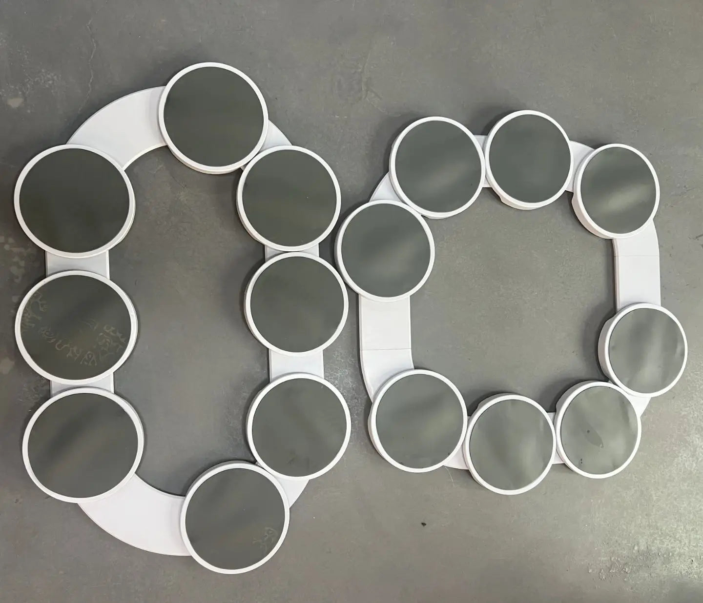 2/4/6/8-trays The Lazy Susan Revolution food Rotating tray turntable portable board non-slip dine-table dineware accessories