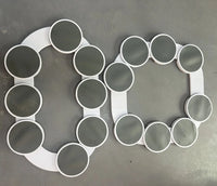 2/4/6/8-trays The Lazy Susan Revolution food Rotating tray turntable portable board non-slip dine-table dineware accessories