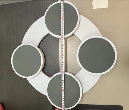 2/4/6/8-trays The Lazy Susan Revolution food Rotating tray turntable portable board non-slip dine-table dineware accessories