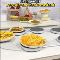 2/4/6/8-trays The Lazy Susan Revolution food Rotating tray turntable portable board non-slip dine-table dineware accessories